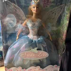 Barbie Swan Lake Doll with Blue and Pink Dress